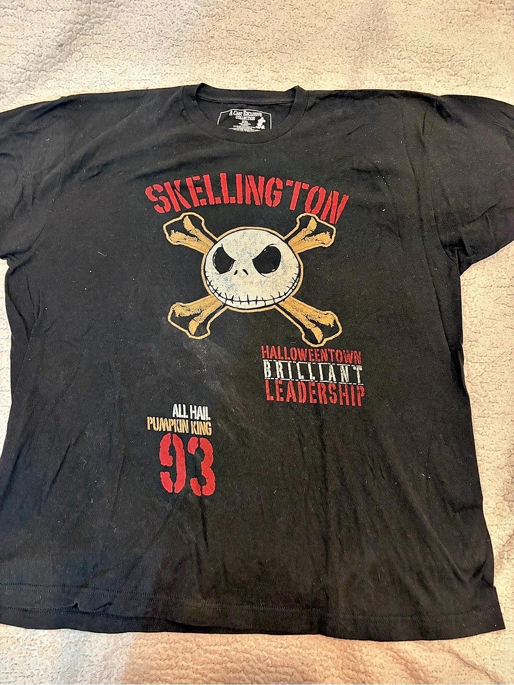 Vintage Disney "A Cast Exclusive Collection" Jack Skellington T-Shirt